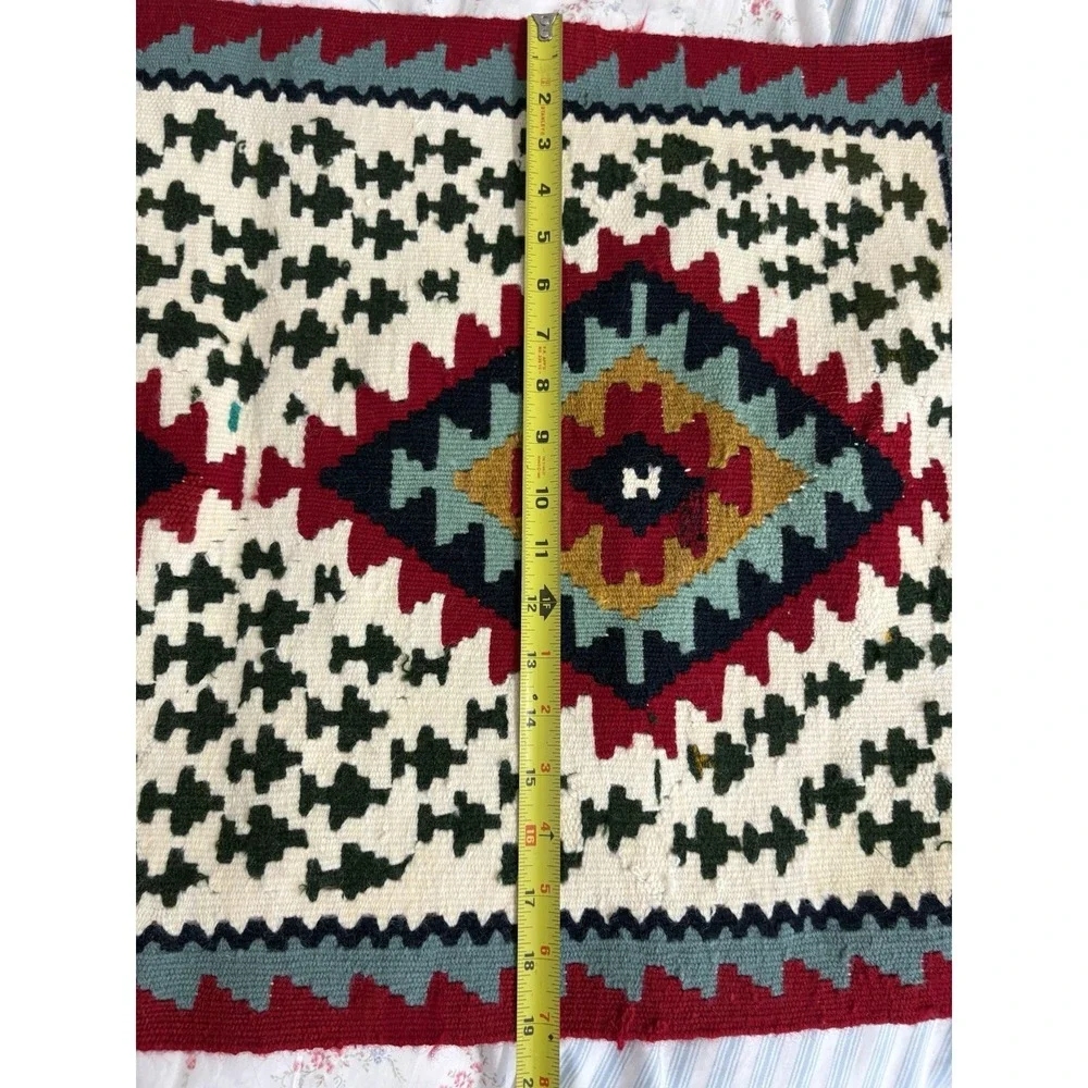 Vintage Southwestern Small Rug, Mat, Woven - 30